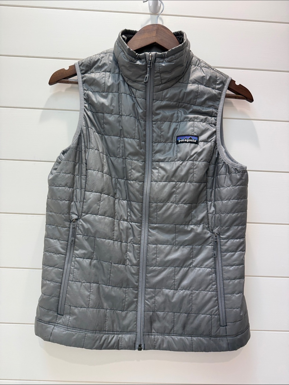 Patagonia Gray Quilted Women's Insulated Vest